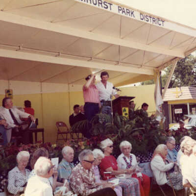 Bicentennial Fountain Dedication, 1976