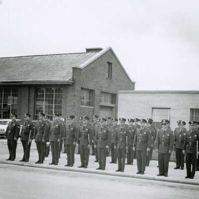Elmhurst Police Officers in Formation