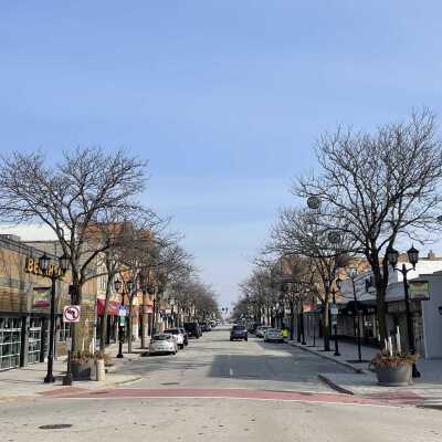 York Street and First Street Intersection