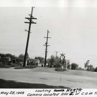 Poplar Avenue Railroad Crossing