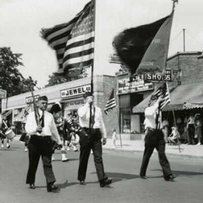 Flag Day & DuPage County Centennial parade, 1939