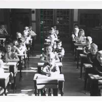 Washington School, classroom