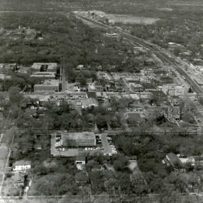 Aerial View, Downtown Elmhurst
