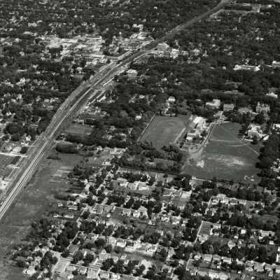 Aerial View of Central Elmhurst