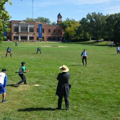 Vintage Baseball Game at Elmhurst University