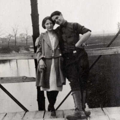 Young Couple on North Avenue Bridge
