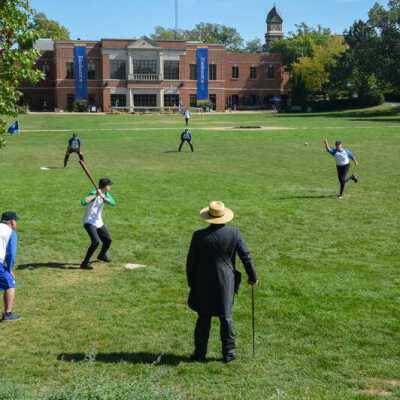 Vintage Baseball Game at Elmhurst University