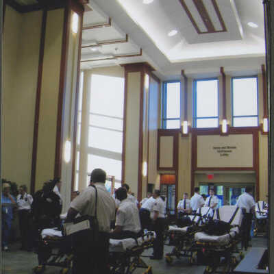 Elmhurst Memorial Hospital interior, opening day