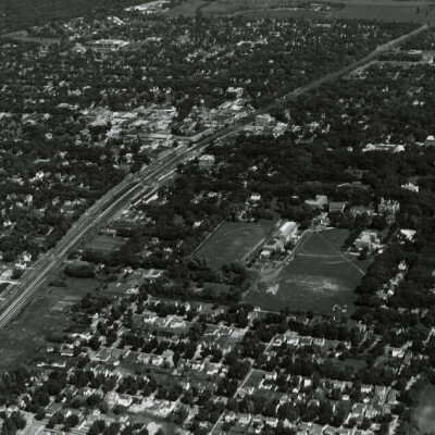 Aerial View of Central Elmhurst