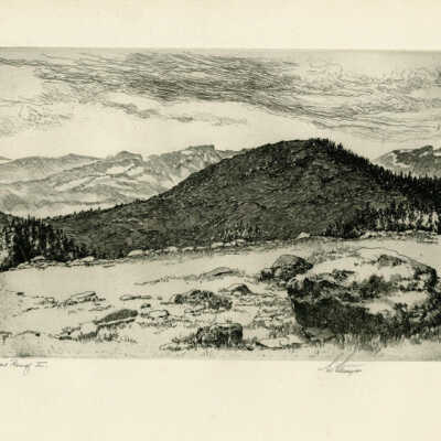 Print, Lee Sturges Etching