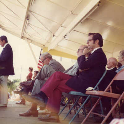 Bicentennial Fountain Dedication, 1976