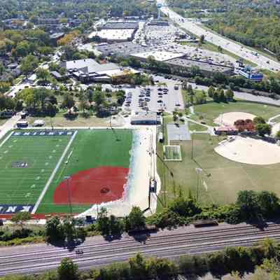 Aerial View of Plunkett Park