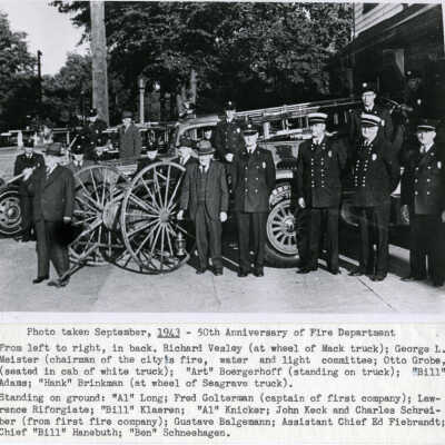 Elmhurst Fire Department 50th Anniversary