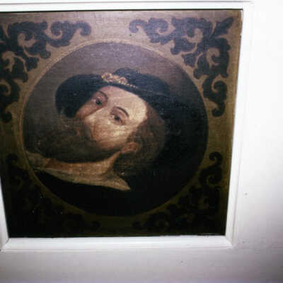 House at 117 Willow, Dining room ceiling detail