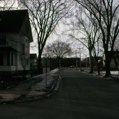 Marion Street at Kenilworth Avenue, looking west