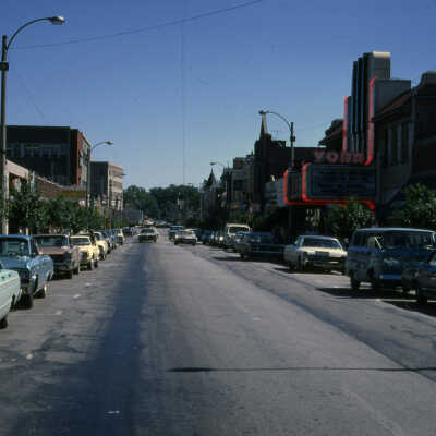 N. York Street, downtown Elmhurst
