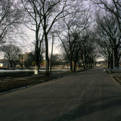 Kenilworth Avenue, looking north past Marion Street