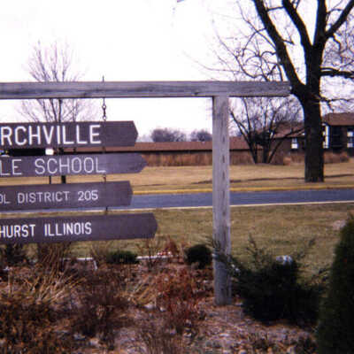 Churchville Middle School sign