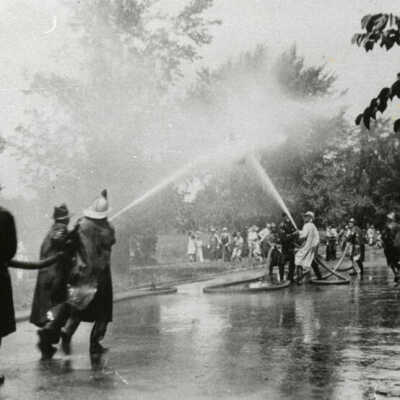 Elmhurst Fire Department Water Fight