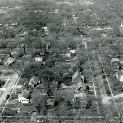 Aerial View, Elmhurst neighborhood