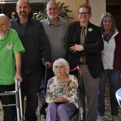 Elm Skating Rink Ceremony at Lexington Square Senior Living