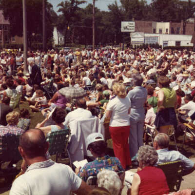 Bicentennial Fountain Dedication, 1976