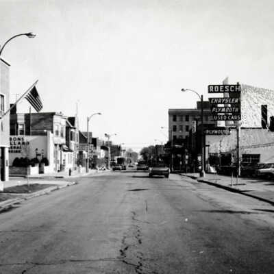 York Street, north from Marion Street