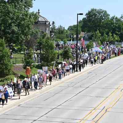"No Kings" Protest March