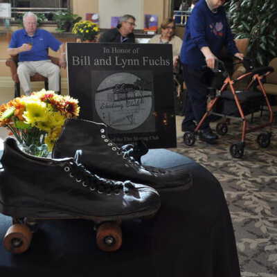Elm Skating Rink Ceremony at Lexington Square Senior Living