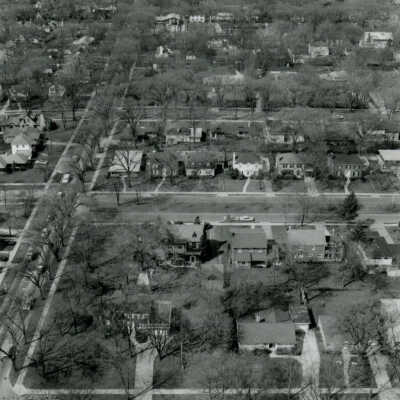 Aerial View, Elmhurst neighborhood