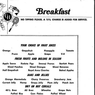 Breakfast 1971