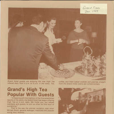 Grand Afternoon High Tea 1984