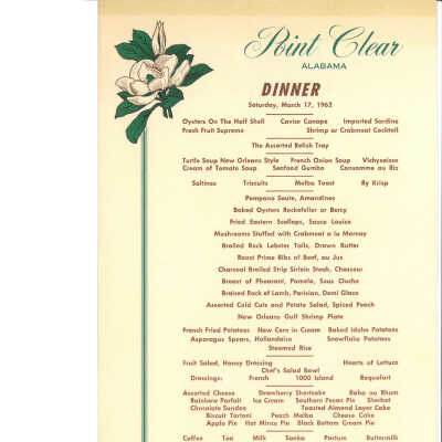 Dinner - 1962