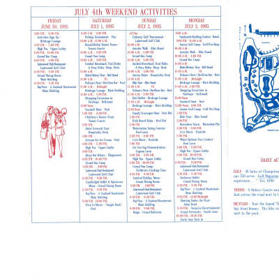 1995 Grand 4th of July Activities page 1