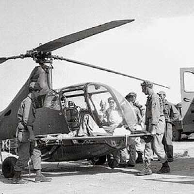Helicopter rescue in Pacific - WWII Ivory Soap