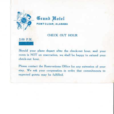 Late check out policy, procedure for request - 1978