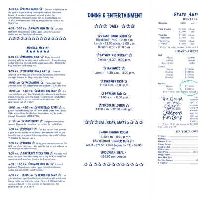 1996 Memorial Day Activities at the Grand