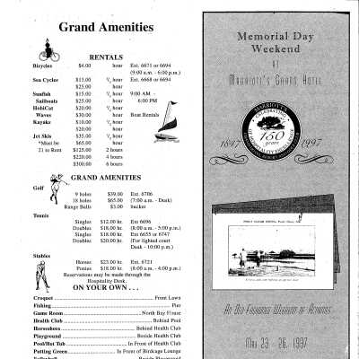 Memorial Day at the Grand Cover Page