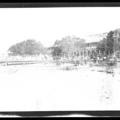 Grand Hotel in early 1900's - view from beachside