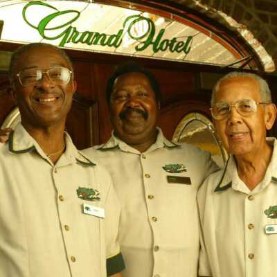 Treasured bellstaff at Grand Hotel