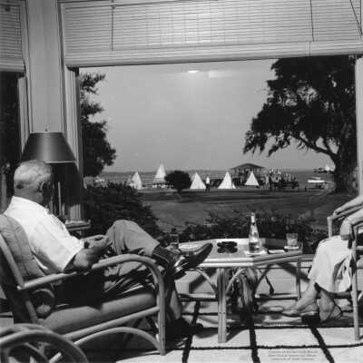 Regatta observation from the Birdcage Lounge, Grand Hotel, Point Clear, AL