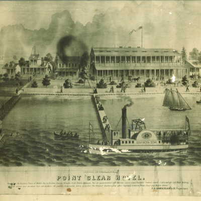 First Grand Hotel - 1858 etching Point Clear Hotel