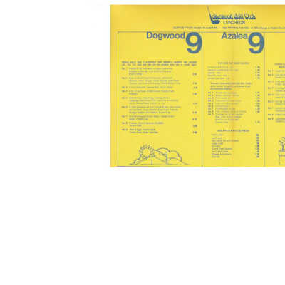 Golf Menu 6