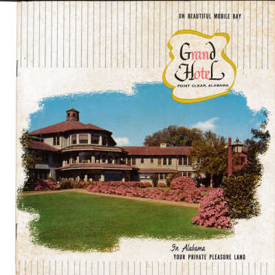 1950's Grand Hotel Brochure Cover