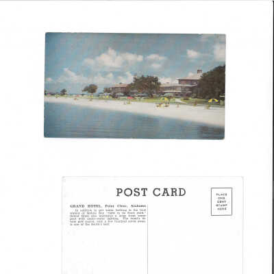post card 1950's Grand Hotel