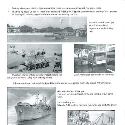 History Packet Marine Training School Page 2