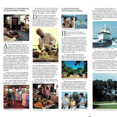 Marketing brochure inside