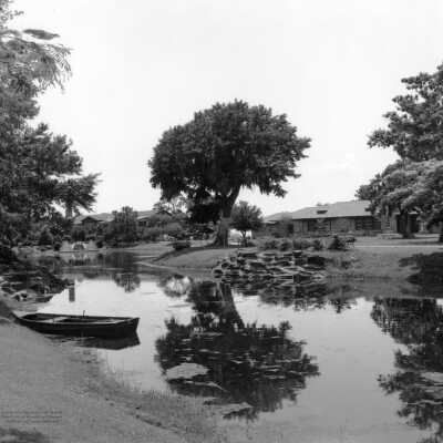 Cottages near the lagoon - Grand Hotel, Point Clear, AL circa latte 1950's