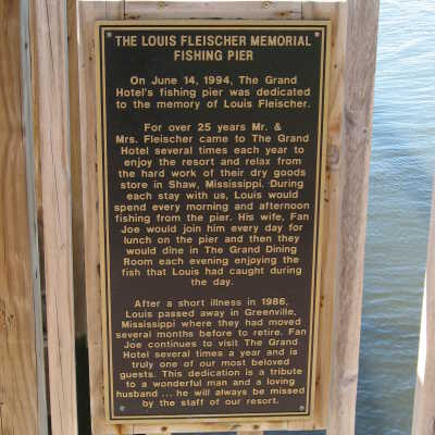 Louis Fleischer Memorial Fishing Pier at Grand Hotel, Point Clear, AL