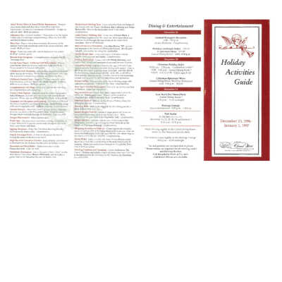 1996 Grand Holiday Activities page 1